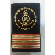 Tubolari (paio)  in materiale sintetico per Pimo Maresciallo della Marina Militare Italiana - categoria: Maestro di cucina e mensa